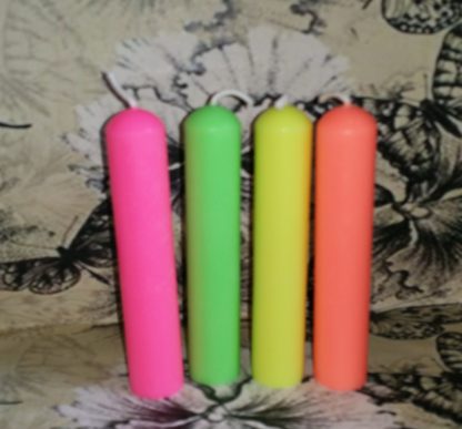 Fluorescent Soy Wax Play Candles~Multi Pack