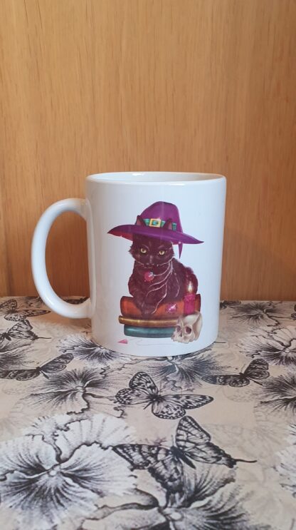 Wiccan cat - 11oz Ceramic Mug