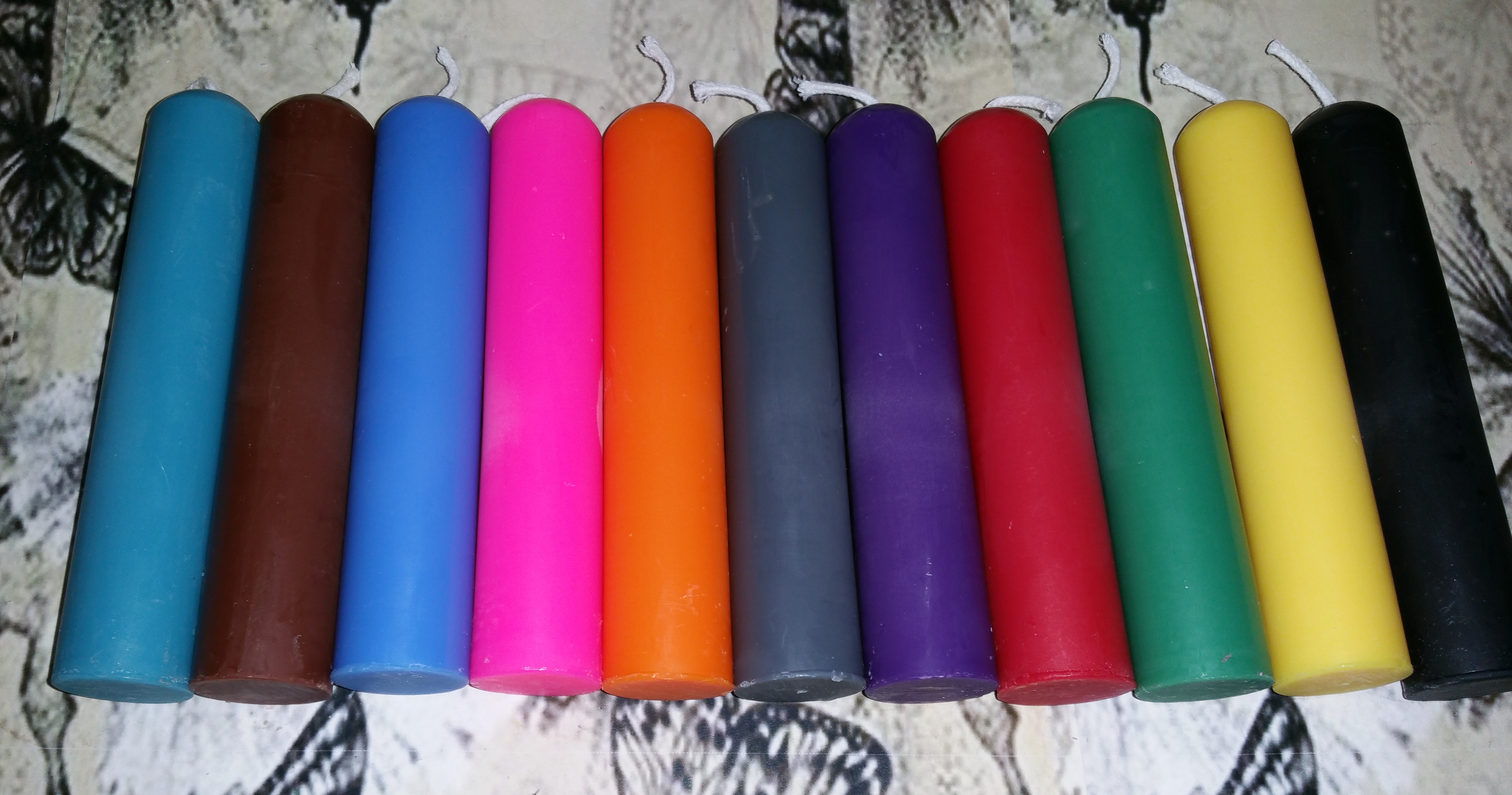 Coloured Soy Wax Play Low Temperature Candles